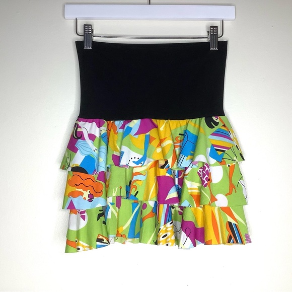 579 Dresses & Skirts - < Vintage 579 Retro Layered Mini Skirt >